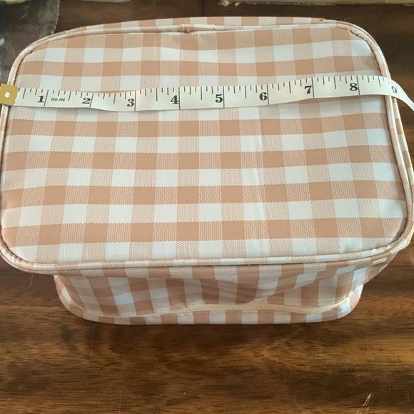 NIP waterproof travel make up bag silver zippers - Picture 11 of 13